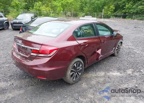 2015 Honda Civic Ex из США, поврежденный, VIN 19XFB2F82FE260624